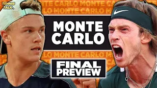 Holger Rune vs Andrey Rublev | Monte Carlo Masters 2023 Final | Tennis Talk Preview