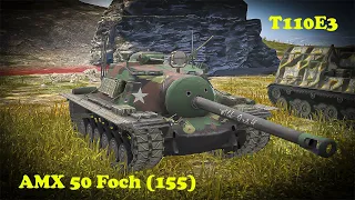 AMX 50 Foch (155) ● T110E3 - WoT Blitz UZ Gaming