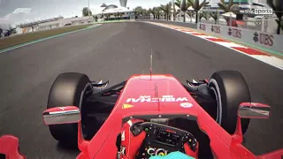 Fernando Alonso fights the Ferrari F14T in Abu Dhabi - Assetto Corsa