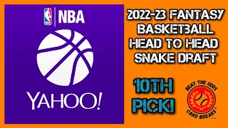 2022-23 Yahoo Fantasy Basketball Head to Head Snake Draft! How did I do?