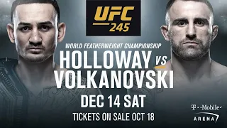 Макс Холлоуей vs Александр Волкановски /Holloway - Volkanovski