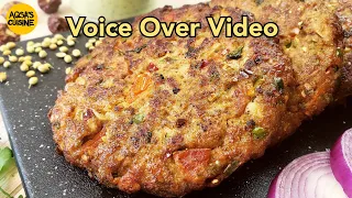 Chicken Chapli Kabab In Urdu With How To Freeze Method by Aqsa's Cuisine, Kabab, Kebab