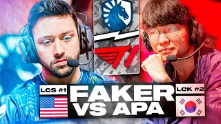 FAKER vs APA SERIE ELIMINATORIA 😨 // T1 vs TL | MSI 2024