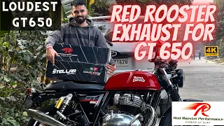 Installing Red Rooster Exhaust in GT 650 | Loud Crackles