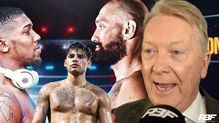 FRANK WARREN REACTS TO ANTHONY JOSHUA BACKING OLEKSANDR USYK TO BEAT TYSON FURY, RAW ON RYAN GARCIA