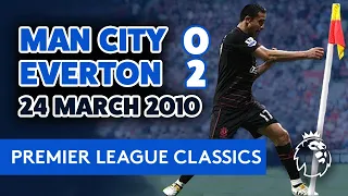 CAHILL + ARTETA STUN MANCINI'S CITY! | MAN CITY 0-2 EVERTON: 24 MARCH 2010 | PREMIER LEAGUE CLASSICS