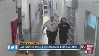 Pinellas County jail deputy fired for slapping inmate and lying about it
