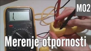 M02 - MULTIMETAR   Merenje otpornosti