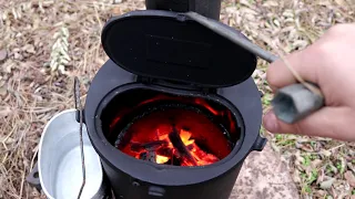 Restored German WW2 stove is fire up! / Repair of the German WW2 mess kit.