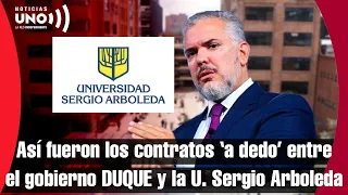 Así fueron los contratos entre el gobierno DUQUE y la Universidad Sergio Arboleda