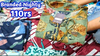 Chickpet Bangalore Wholesale Branded #Nighty & NightSuit Collection|From 110rs| Single Courier Avl