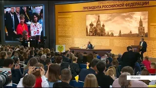 Большая пресс-конференция Владимира Путина прошла в Москве