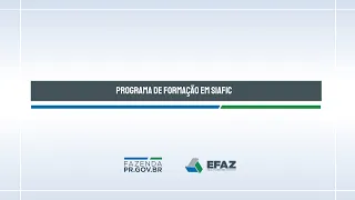 Programa de Formação em Siafic | 26/09/2023