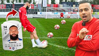 WIE gut ist ein PROFI FUSSBALLER?!🤔 Fussball Challenge mit LIRIDON KRASNIQI🔥