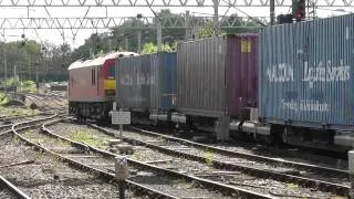 Rail Freight Traffic at Carlisle in May 2014 - Class 37s - 57s - 66s