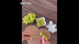 Grapes Decoration ideas#fruitdecorationideas #carving#shorts