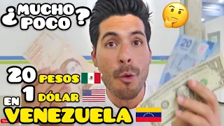 ¿Que COMPRAS con 20 PESOS MEXICANOS en BOLIVARES o 1 dólar en VENEZUELA?