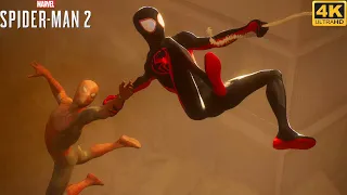 Peter and Miles vs Sandman with Final Swing Suit and ATSV Suit - Marvel's Spider-Man 2 (4K 60FPS)