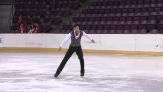 2015 ISU Jr. Grand Prix - Colorado Springs Men Free Skate Daniel SAMOHIN ISR