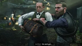 Red Dead Redemption 2 - Arthur Kicks Out Herr Straus From Camp (Arthur Gets Mad) RDR2 2018