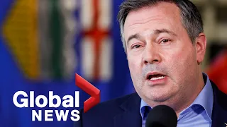 Alberta Premier Jason Kenney calls for halt to the scheduled federal carbon tax increase | FULL