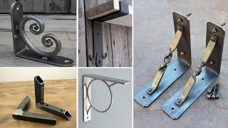 90 DIY Shelf Brackets – How To Build A Shelf Bracket - Metal shelves brackets
