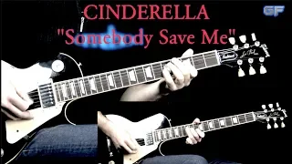 Cinderella - "Somebody Save Me" - Rock Guitar Lesson (w/Tabs)