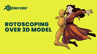 Rotoscoping Over 3D Animation with Grease Pencil | Blender 2.81
