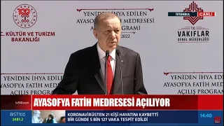 Ayasofya Fatih Medresesi açıldı!