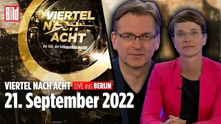 🔴 Viertel nach Acht – 21. September 2022 | LIVE u.a. mit Frauke Petry, Claus Strunz und Nena Schink