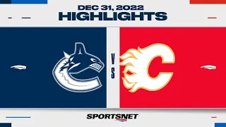 NHL Highlights | Canucks vs. Flames - December 31, 2022