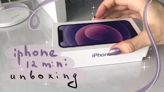 ☆ unboxing & customization purple iphone 12 mini ☆