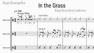 Easy Drumline Cadence "In the Grass"