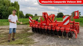 Let's try the disc harrow "Maschio Gapardo VELOCE 300" #theitalianfarmertest