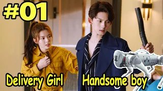 Part-1 //Al Mental Mastermind Fall in Love 💞With Delivery Girl // Chinese Drama Explained In Hindi