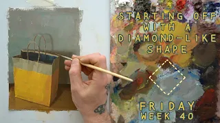 Starting Off With A Diamond Shape - Inner Shapes - Friday, Week 40 (30/10/2020)