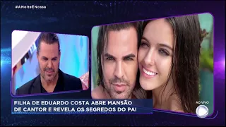 Filha de Eduardo Costa mostra a mansão na entrevista Geraldo Luis Noite e Nossa