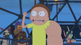 Morty and his arm all fighting scenes s3e2