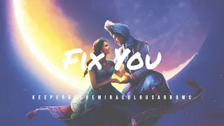 Disney's Aladdin || FIX YOU (Naomi Scott & Mena Massoud) Music Video