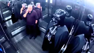 Harlem Shake  в лифте, с Дартом Вейдером и его командой