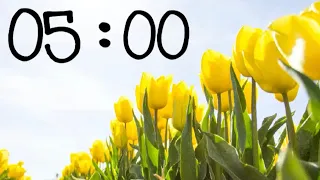 5 Minute Spring 🌷 Countdown Timer With Music