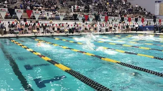 NAVY Swimming & Diving: 200 Medley Relay, NEW SCHOOL, POOL, MEET & LEAGUE RECORD