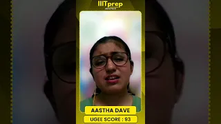 UGEE 2023 Toppers Experience - IIIT Hyderabad UGEE #ugee #iiith #iiithyderabad #iiitprep - Aastha