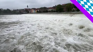 Jahrhunderthochwasser und Bayern, Blitzflut, Hagel, Extremwetter Ende Mai bis Anfang Juni