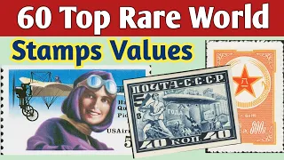 60 Top Rare Stamps Collectors Are Looking For |  American and Asian Postage Stamps Values