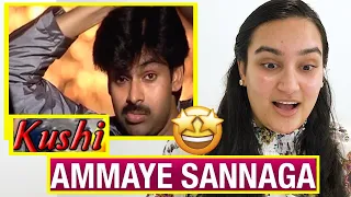 Kushi - Ammaye Sannaga Song {REACTION} | #PawanKalyan #Bhumika | Childhood 🥰🥰 The Adaptor Reactions!