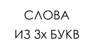 Учимся ЧИТАТЬ БЕГЛО / Слова из 3х букв / С заглавной буквой / IQFON