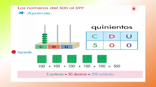 MATEMÁTICA - TEMA: FAMILIA DEL 500