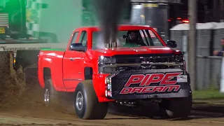 Truck Pull 2023: Super Stock Diesel Trucks. Dover, OH. Tuscarawas County Fair. OSTPA.