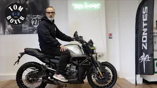 Zontes GK 125 présentation TOM BOXER